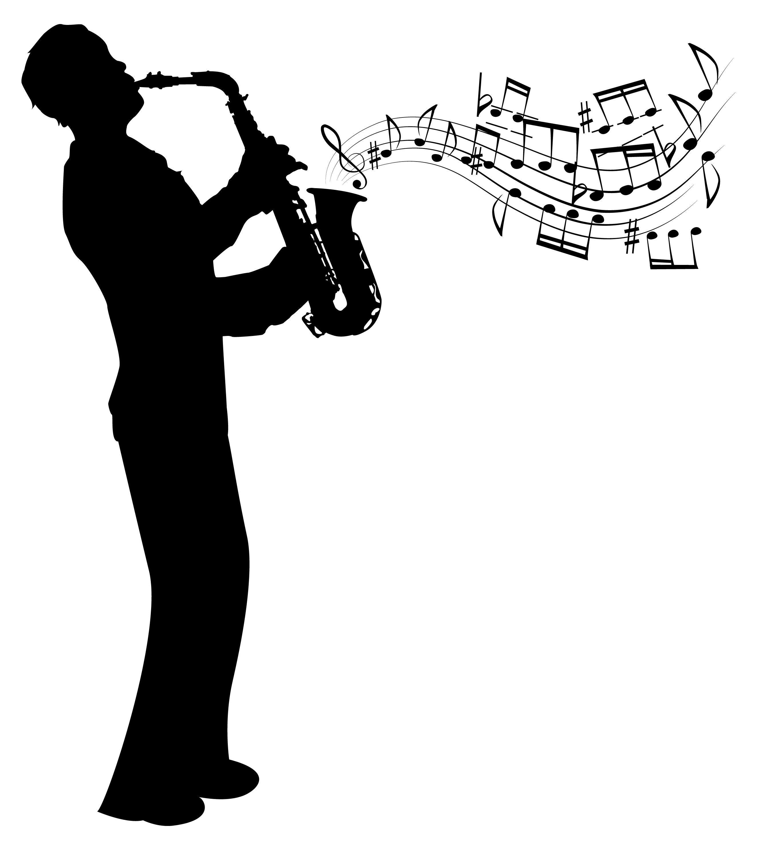 clip art jazz music player - photo #12